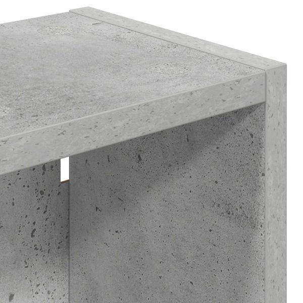 Банен стенен шкаф с рафт Бетонно Сиво 20 x 16 x 62,5 см