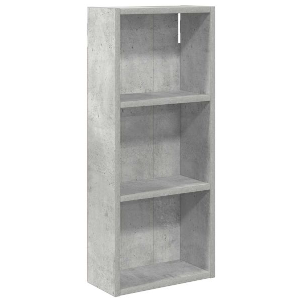 Банен стенен шкаф с рафт Бетонно Сиво 30 x 14 x 70 см