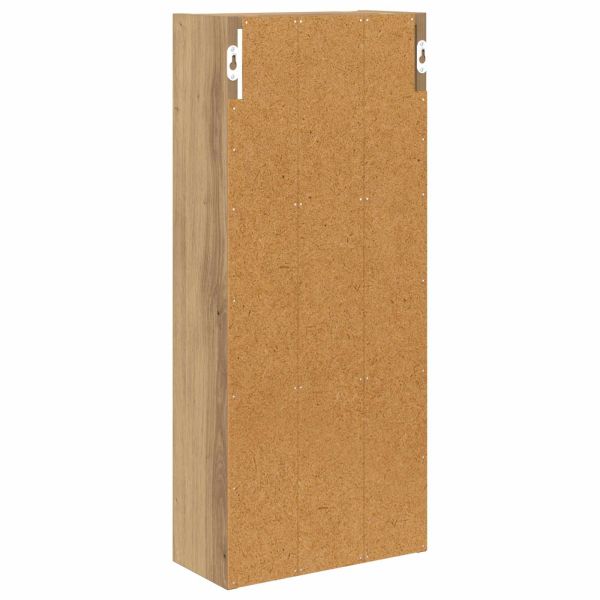 Банен стенен шкаф с рафт Дъб Артизан 30 x 14 x 70 см
