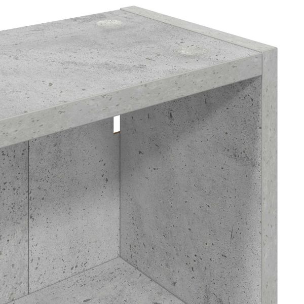 Банен стенен шкаф с рафт Бетонно Сиво 30 x 16 x 62,5 см