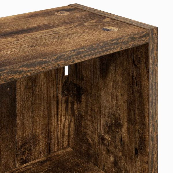Банен стенен шкаф с рафт Пушена Дъб 30 x 16 x 62,5 см