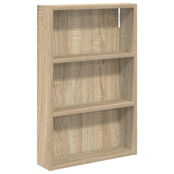 Банен стенен шкаф с рафт Сонома дъб 40 x 10 x 60,5 см