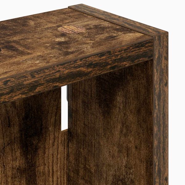 Банен стенен шкаф с рафт Пушена Дъб 40 x 10 x 60,5 см