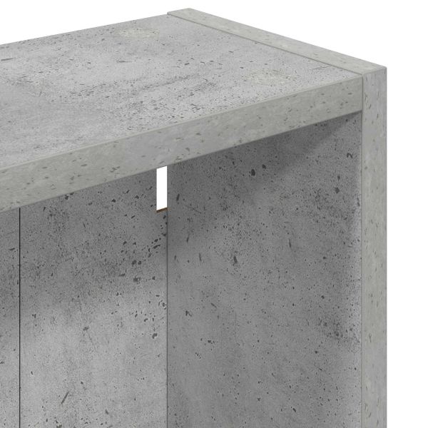 Банен стенен шкаф с рафт Бетонно Сиво 40 x 14 x 70 см