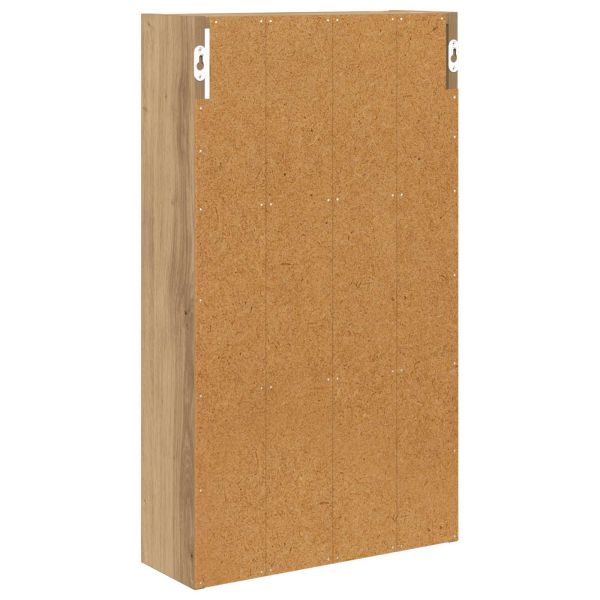 Банен стенен шкаф с рафт Дъб Артизан 40 x 14 x 70 см