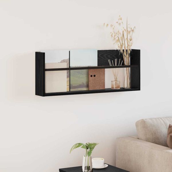 Етажерка за списания Черния дъб 80 x 12 x 30 см Инженерно дърво