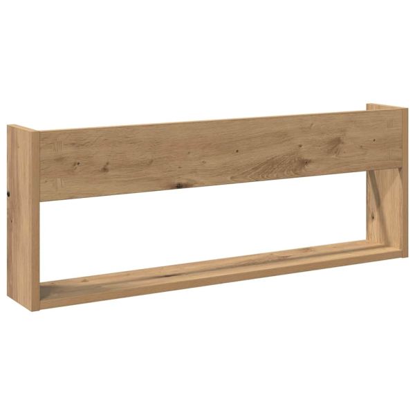 Етажерка за списания с рафт Дъб 80 x 12 x 30 см Инженерно дърво