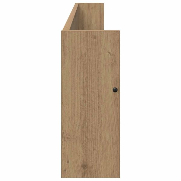Етажерка за списания 2 pcs Дъб 100 x 12 x 30 см Инженерно дърво
