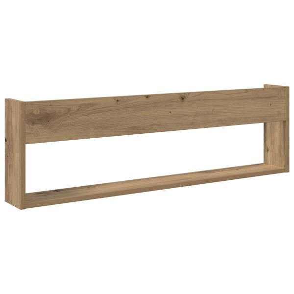 Етажерка за списания 2 pcs Дъб 100 x 12 x 30 см Инженерно дърво