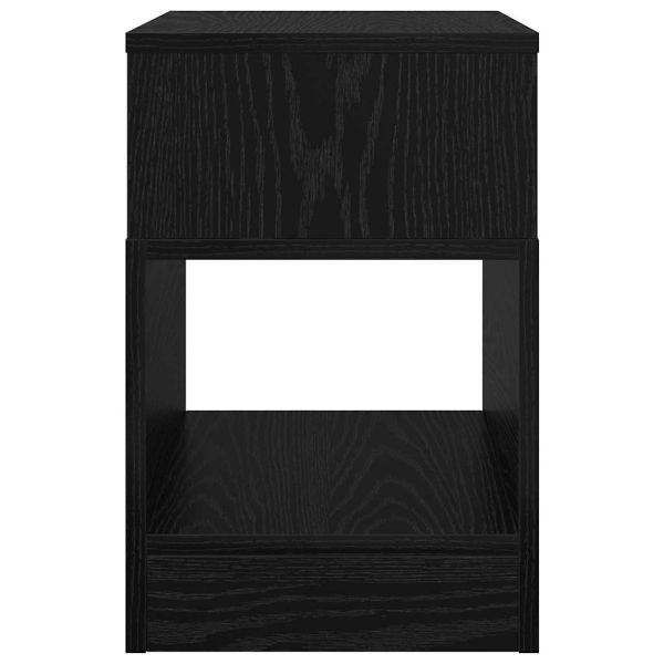 Крайна масичка 2 pcs Черния дъб 30,5 x 30 x 45 см