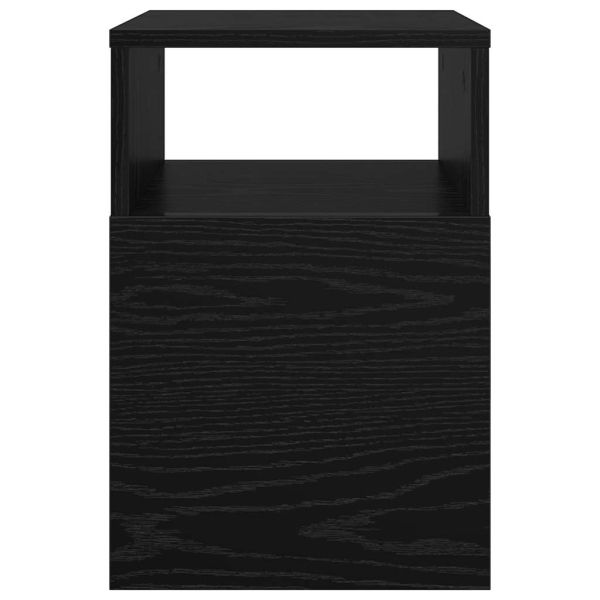 Крайна масичка 2 pcs Черния дъб 30,5 x 30 x 45 см