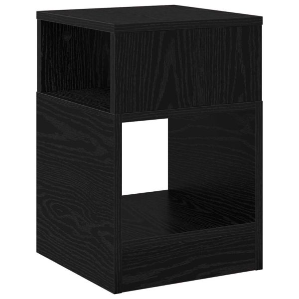 Крайна масичка 2 pcs Черния дъб 30,5 x 30 x 45 см