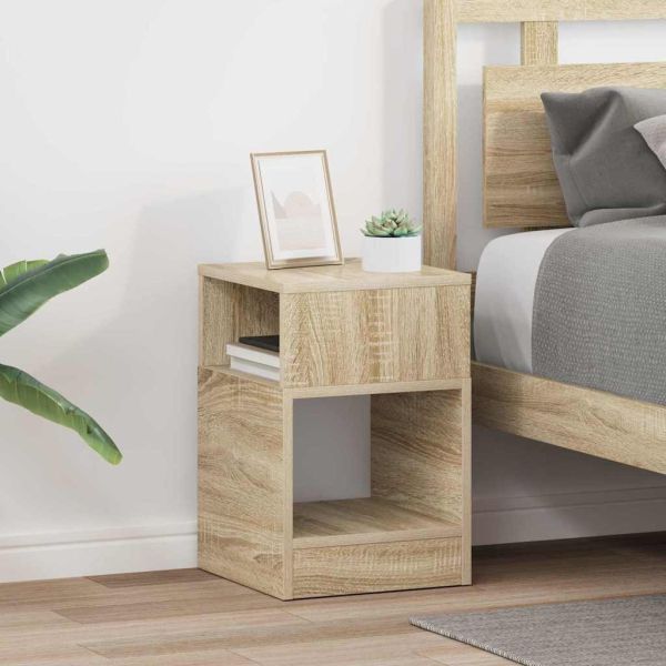Крайна масичка 2 pcs Сонома дъб 30,5 x 30 x 45 см