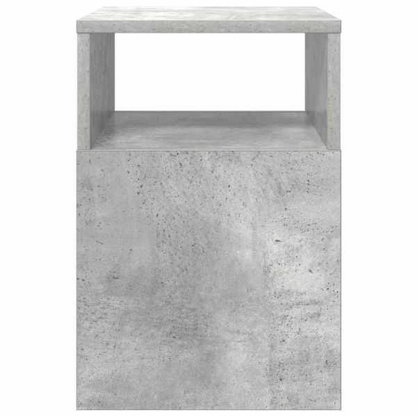 Крайна масичка 2 pcs Циментено сиво 30,5 x 30 x 45 см