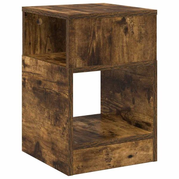 Крайна масичка Димян дъб 30,5 x 30 x 45 см Инженерно дърво