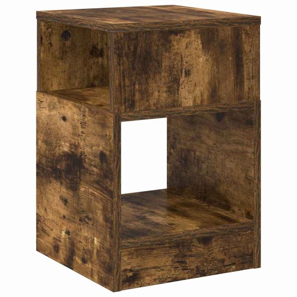 Крайна масичка Димян дъб 30,5 x 30 x 45 см Инженерно дърво