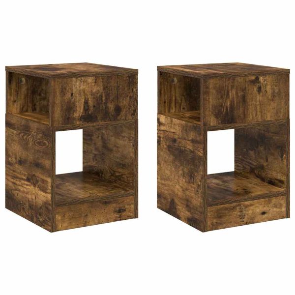 Крайна масичка 2 pcs Димян дъб 30,5 x 30 x 45 см