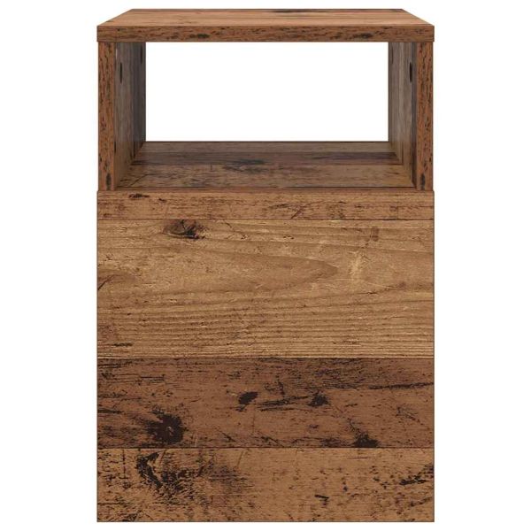 Крайна масичка 2 pcs Старо дърво 30,5 x 30 x 45 см