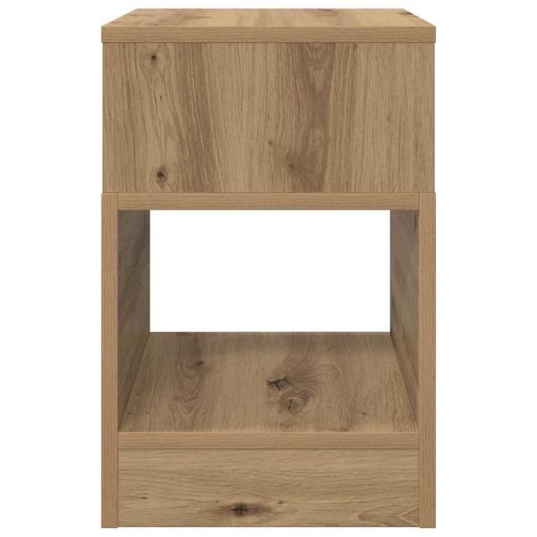 Крайна масичка 2 pcs Дъб 30,5 x 30 x 45 см Инженерно дърво
