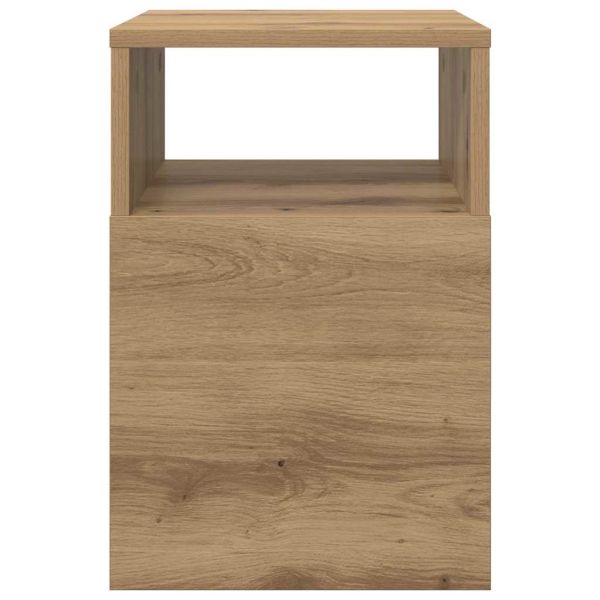 Крайна масичка 2 pcs Дъб 30,5 x 30 x 45 см Инженерно дърво