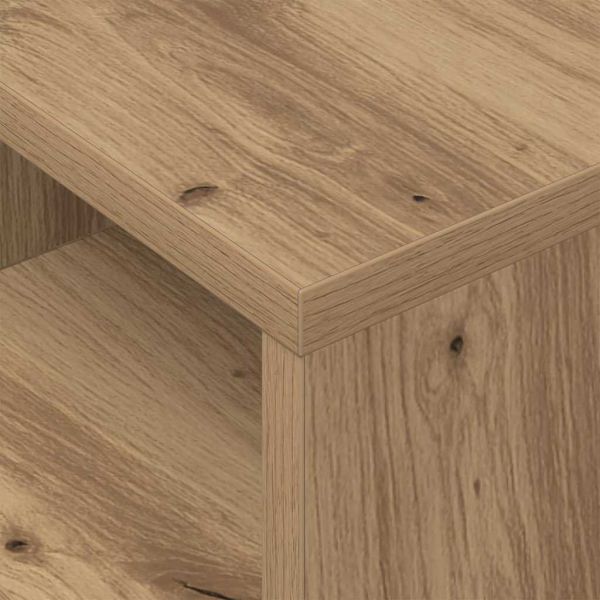 Крайна масичка 2 pcs Дъб 30,5 x 30 x 45 см Инженерно дърво