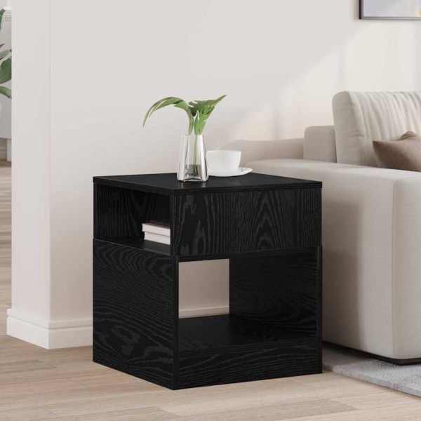 Крайна масичка Черния дъб 40,5 x 40 x 45 см Инженерно дърво