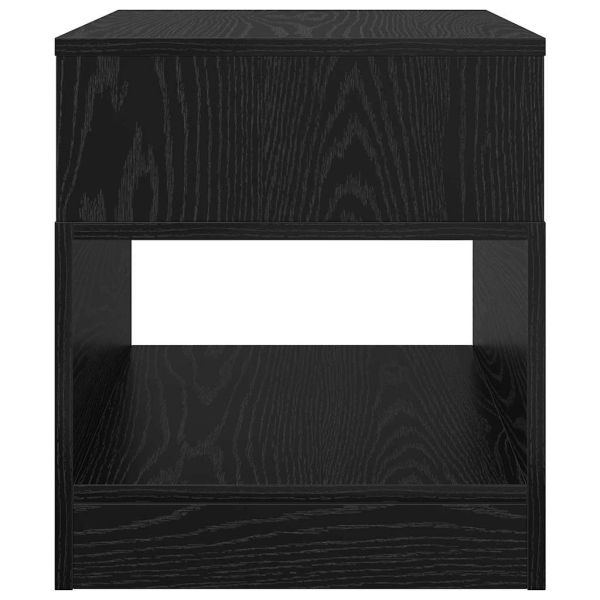Крайна масичка 2 pcs Черния дъб 40,5 x 40 x 45 см