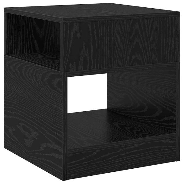 Крайна масичка 2 pcs Черния дъб 40,5 x 40 x 45 см