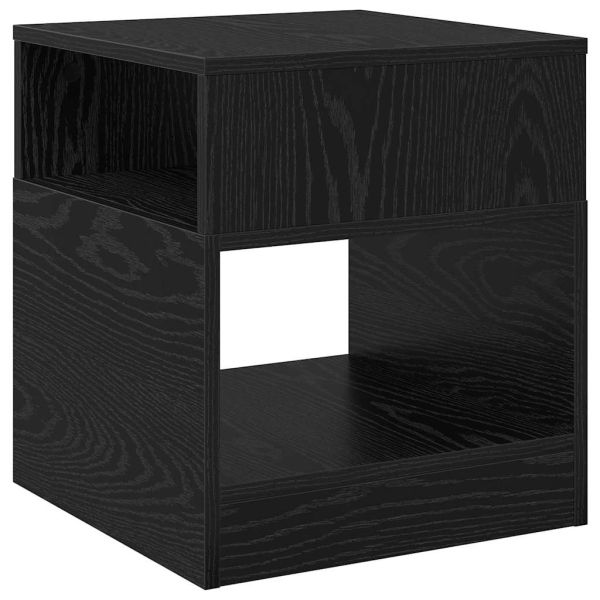 Крайна масичка 2 pcs Черния дъб 40,5 x 40 x 45 см