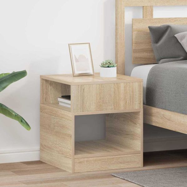 Крайна масичка 2 pcs Сонома дъб 40,5 x 40 x 45 см