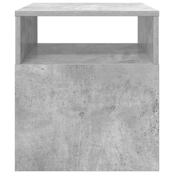 Крайна масичка 2 pcs Циментено сиво 40,5 x 40 x 45 см