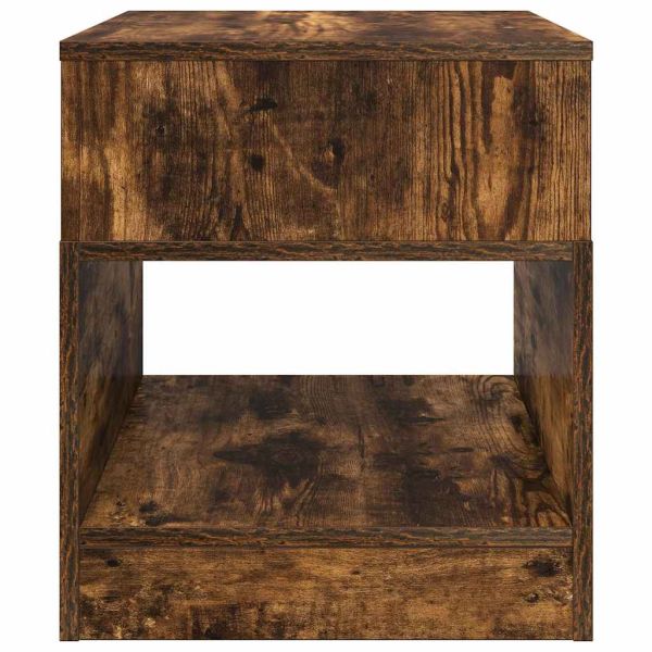 Крайна масичка Димян дъб 40,5 x 40 x 45 см Инженерно дърво