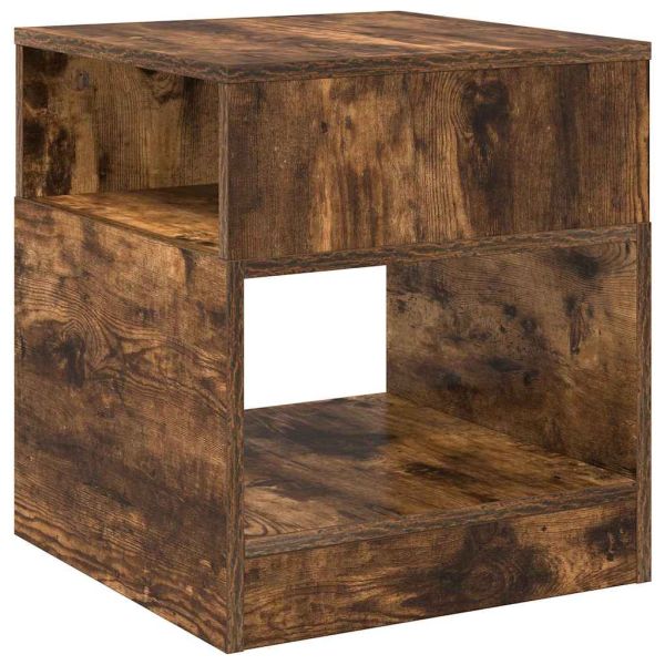 Крайна масичка Димян дъб 40,5 x 40 x 45 см Инженерно дърво