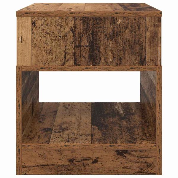 Крайна масичка 2 pcs Старо дърво 40,5 x 40 x 45 см