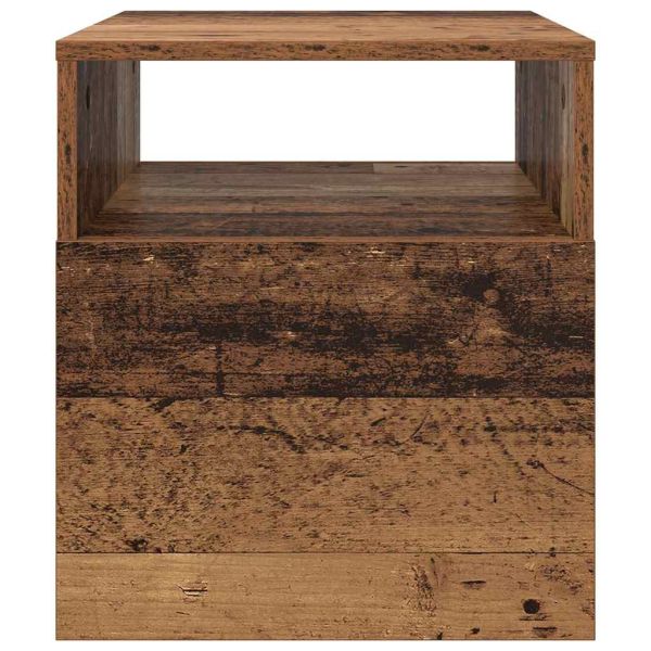 Крайна масичка 2 pcs Старо дърво 40,5 x 40 x 45 см