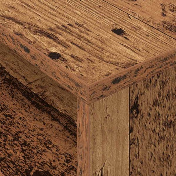 Крайна масичка 2 pcs Старо дърво 40,5 x 40 x 45 см