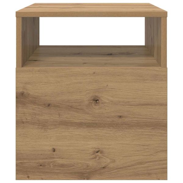 Крайна масичка Дъб 40,5 x 40 x 45 см Инженерно дърво