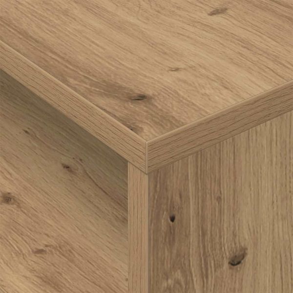 Крайна масичка 2 pcs Дъб 40,5 x 40 x 45 см Инженерно дърво