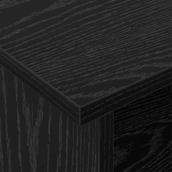 ТВ стойка Черния дъб 100 x 35 x 35 см Инженерно дърво