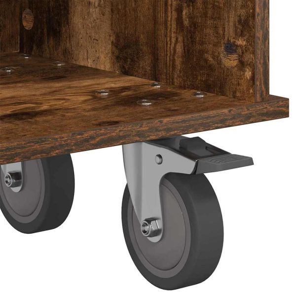 ТВ стойка Димян дъб 100 x 35 x 35 см Инженерно дърво