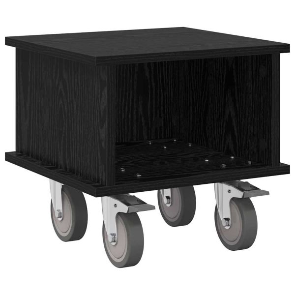 ТВ стойка Черния дъб 37 x 35 x 35 см Инженерно дърво