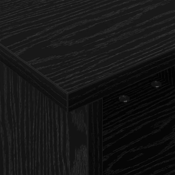 ТВ стойка Черния дъб 37 x 35 x 35 см Инженерно дърво