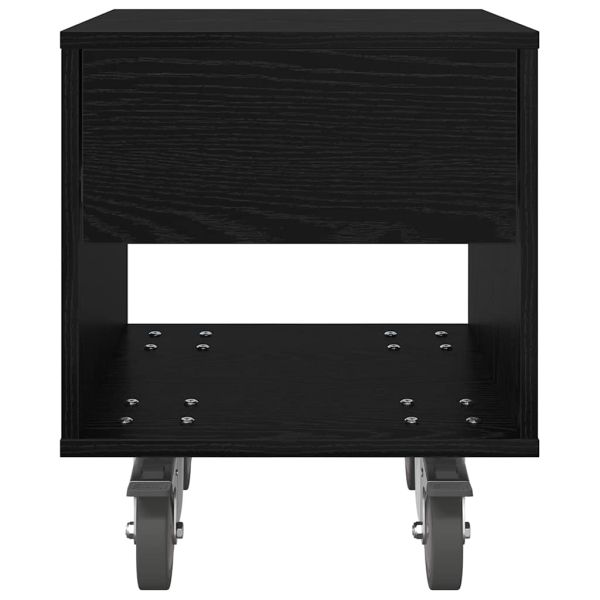 Нощно шкафче Черния дъб 40,5 x 40 x 48 см Инженерно дърво