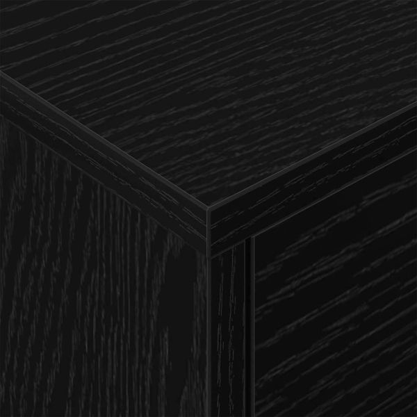 Нощно шкафче Черния дъб 40,5 x 40 x 48 см Инженерно дърво