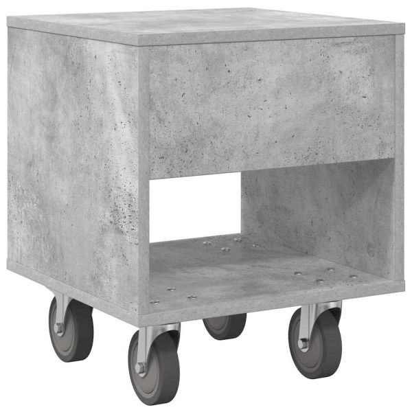 Нощно шкафче 2 pcs Циментено сиво 40,5 x 40 x 48 см
