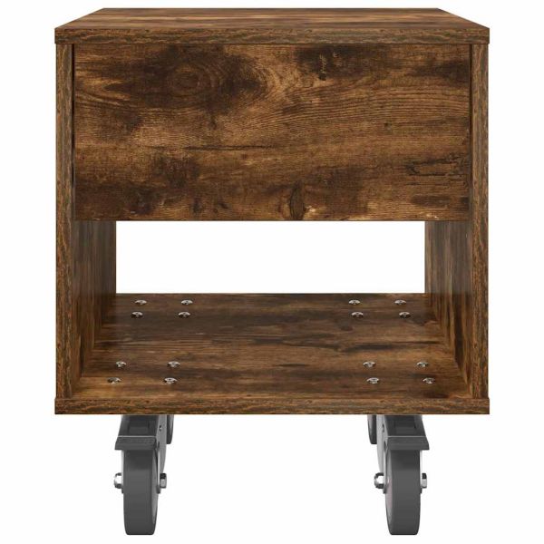 Нощно шкафче Димян дъб 40,5 x 40 x 48 см Инженерно дърво