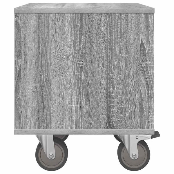 Нощно шкафче Сив Сонома 40,5 x 40 x 48 см Инженерно дърво