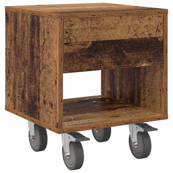 Нощно шкафче 2 pcs Старо дърво 40,5 x 40 x 48 см