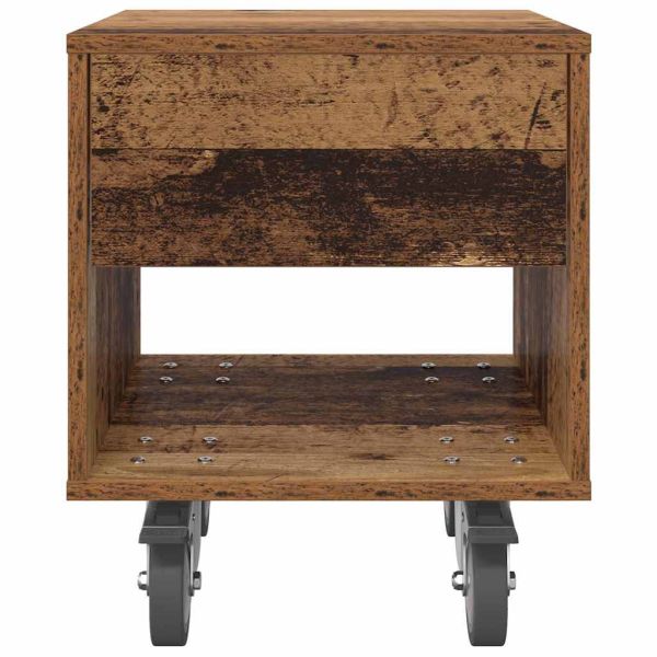 Нощно шкафче 2 pcs Старо дърво 40,5 x 40 x 48 см
