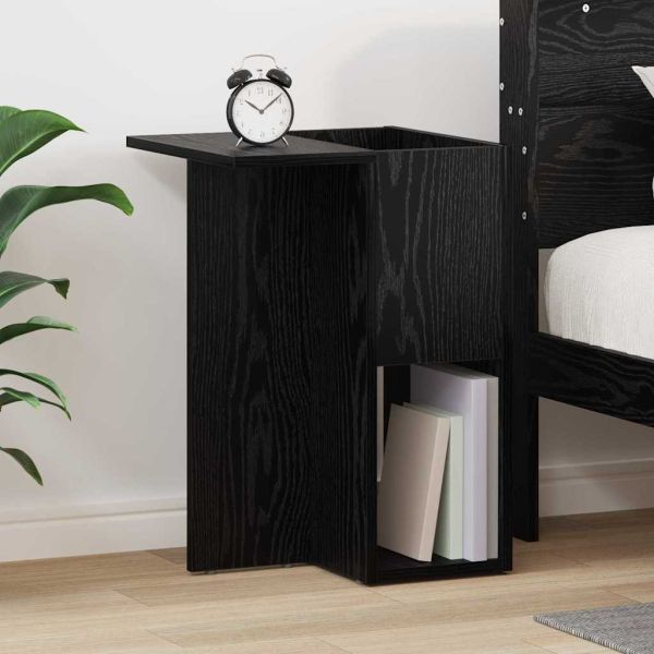Крайна масичка Черния дъб 35 x 40 x 55 см Инженерно дърво